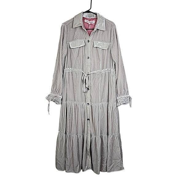 NWT Free People Belladonna Velour Duster Small Cardigan - Picture 2 of 7